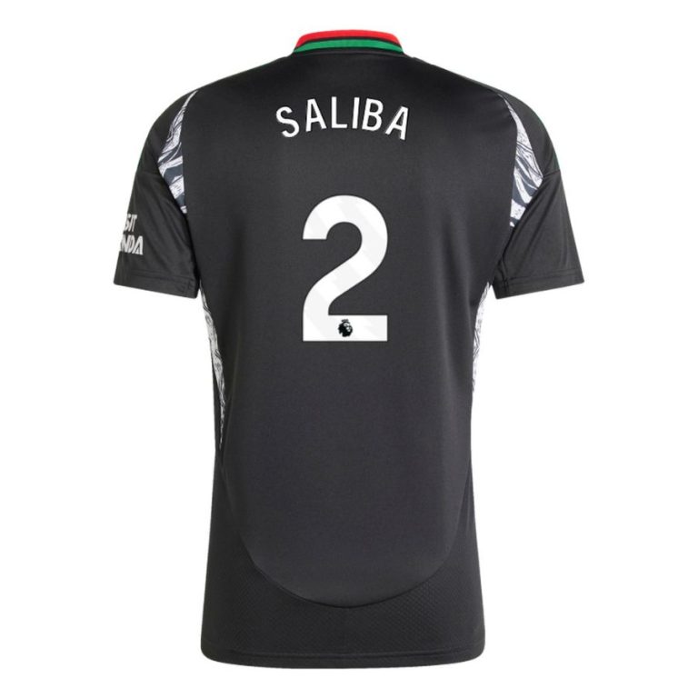 Maillot de Foot Arsenal Saliba 2 Tenue Extérieur 2024/25