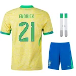 Camiseta Brasil Primera Equipación 2024 2025 Endrick