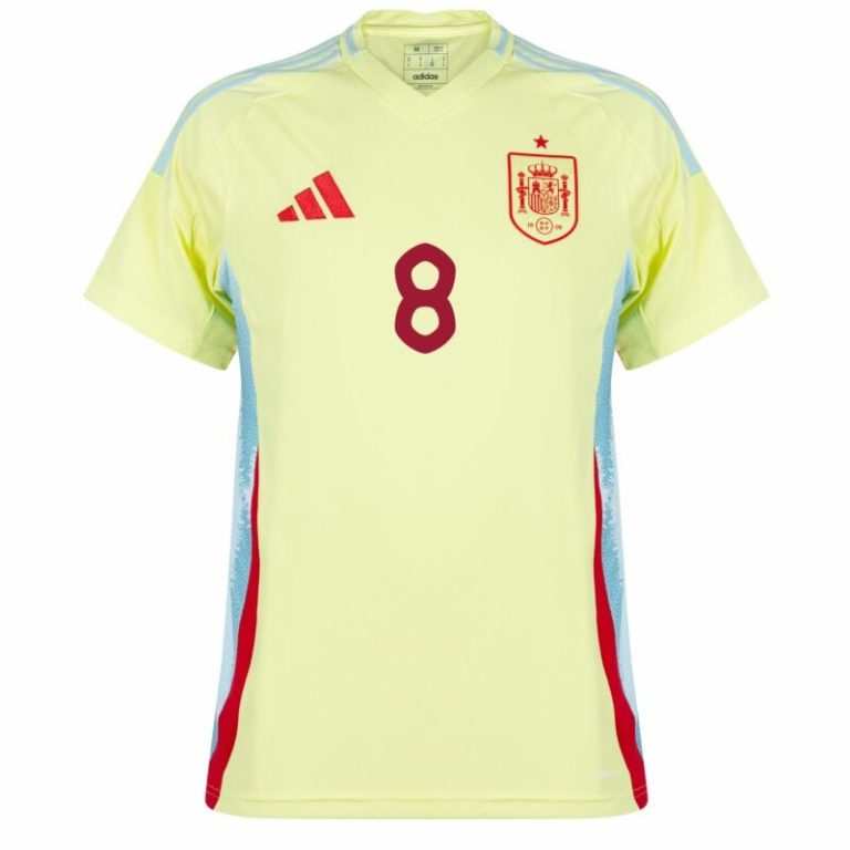 Kit Flocage Officiel Pedri – Espagne Domicile 2024/2026, Maillot Jaune, Sans Marque
