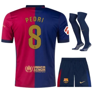 เสื้อแข่ง Barca Kids' Kit 2024 2025 ชุดเหย้า เปดรี