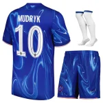 Camiseta Chelsea Primera Equipación Niño 2024 2025 Mudryk