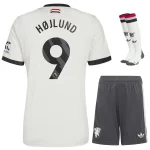 Manchester United Ausweichtrikot für Kinder 2024–2025 Hojlund