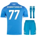 Naples Children's Home Kit Jersey 2024 2025 Kvaratskhelia