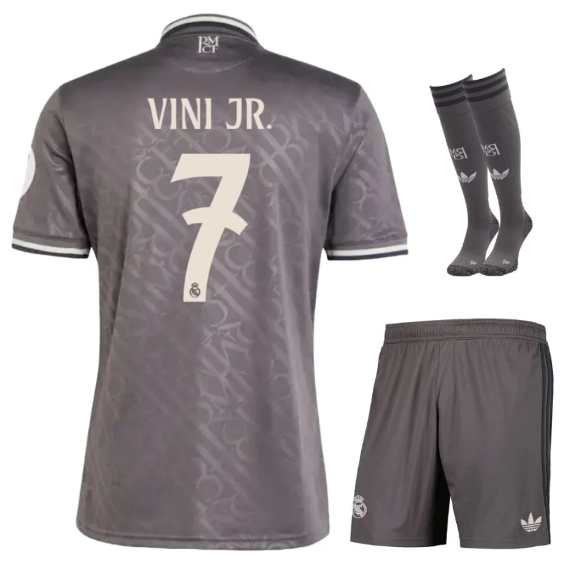 Real Madrid Third Kit for Kids - 2024-2025 - Vini Jr.