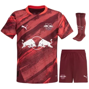 Camiseta Red Bull Leipzig Segunda Equipación Infantil 2024 2025
