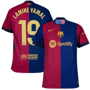 เสื้อแข่ง Barca Match 2024 2025 ชุดเหย้า Lamine Yamal