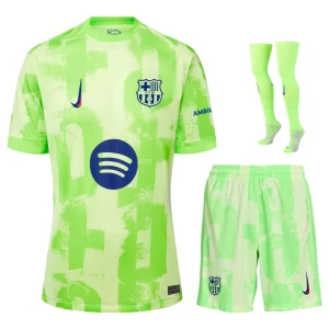 เสื้อแข่งเด็กคนที่ 2024 Barca 2025 XNUMX