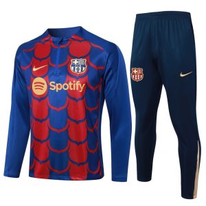 Survetement Barca Veste 2024 2025 Bleu