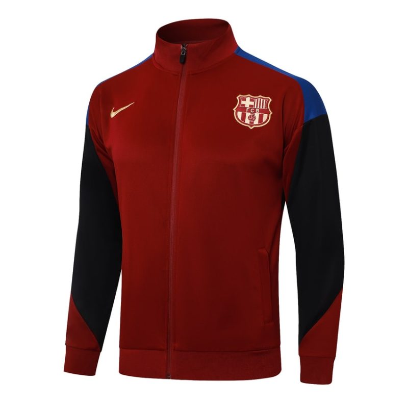 Survetement Barca Veste 2024 2025 Rouge (2)