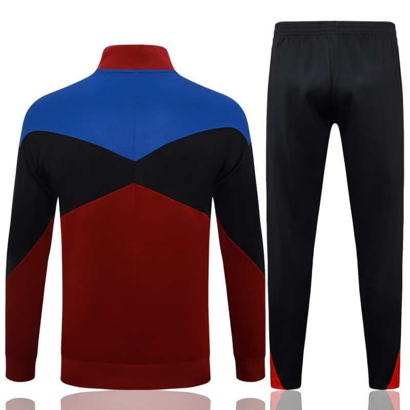 Survetement Barca Veste 2024 2025 Rouge (4)