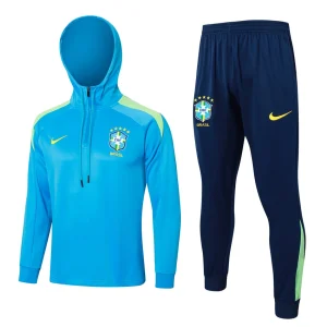 Tuta Brazil Sweat 2024 2025 Blu Verde