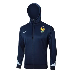 Pab Koomtes Fabkis hws Tracksuit 2024 2025 Tsaus Xiav