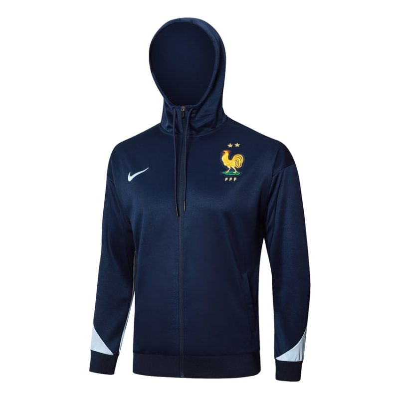 Survetement Equipe de France Sweat 2024 2025 Bleu Foncé