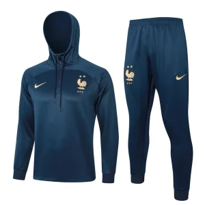 Pab Koomtes Fabkis hws Tracksuit 2024 2025 Bright Blue
