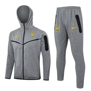Pab Koomtes Fabkis hws Tracksuit 2024 2025 Grey