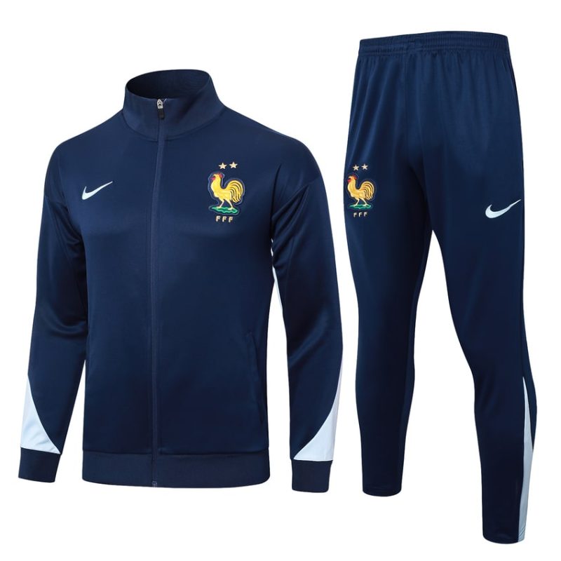 Survetement Equipe de France Veste 2024 2025 Bleu