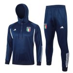 Survetement Italie Sweat 2024 2025 Bleu Foncé