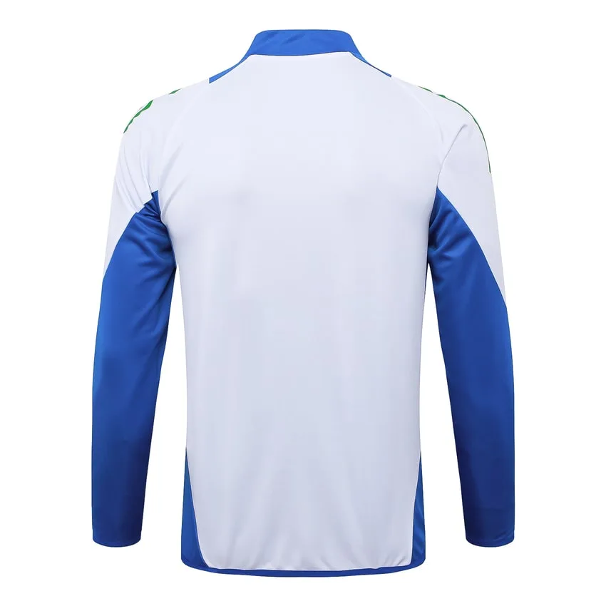 Survetement Italie Veste 2024 2025 Blanc
