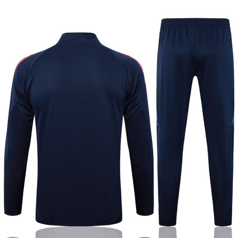 Survetement Italie Veste 2024 2025 Bleu Foncé