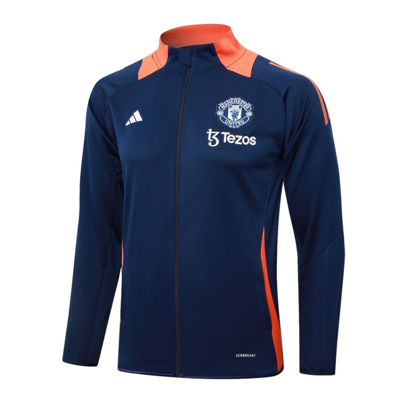 Survetement Manchester United Veste 2024 2025 Bleu