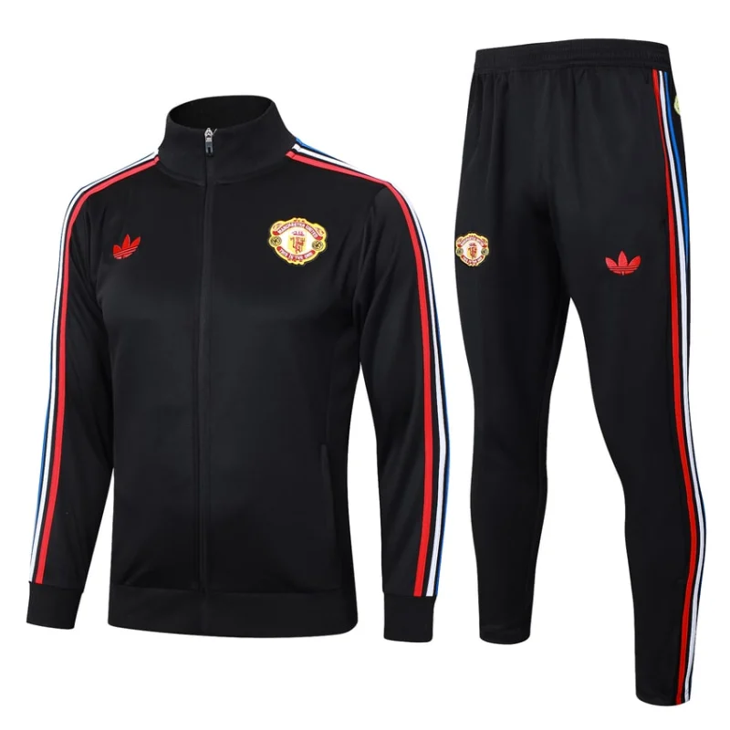 Chaqueta Chandal Manchester United 2024 2025 Negra