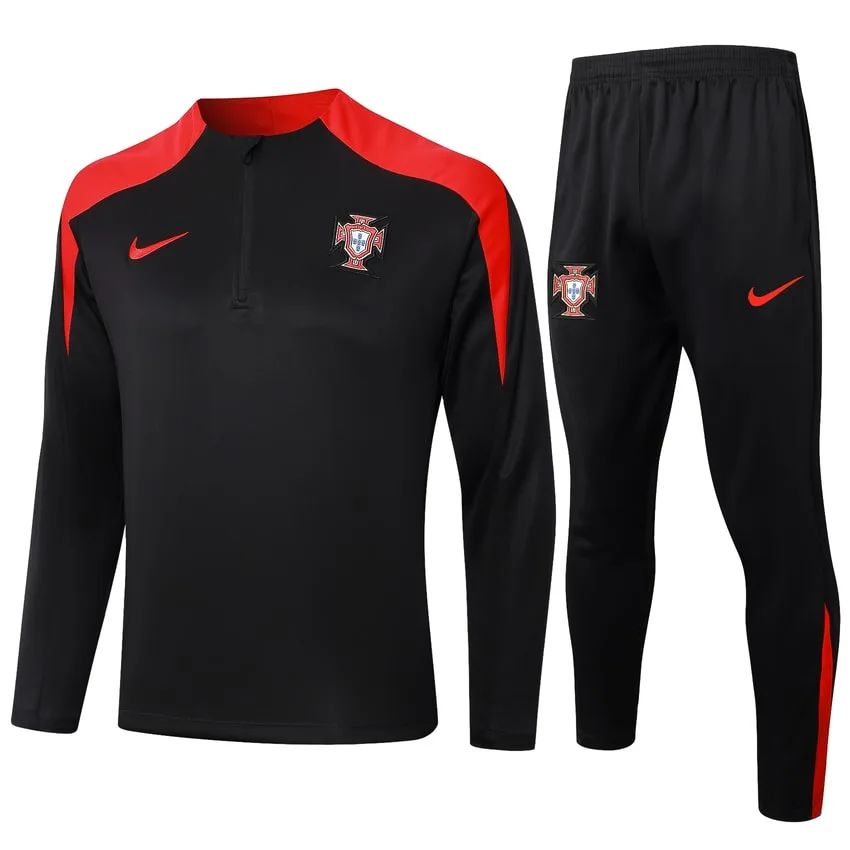 Portugal Training Tracksuit 2024 2025 Black