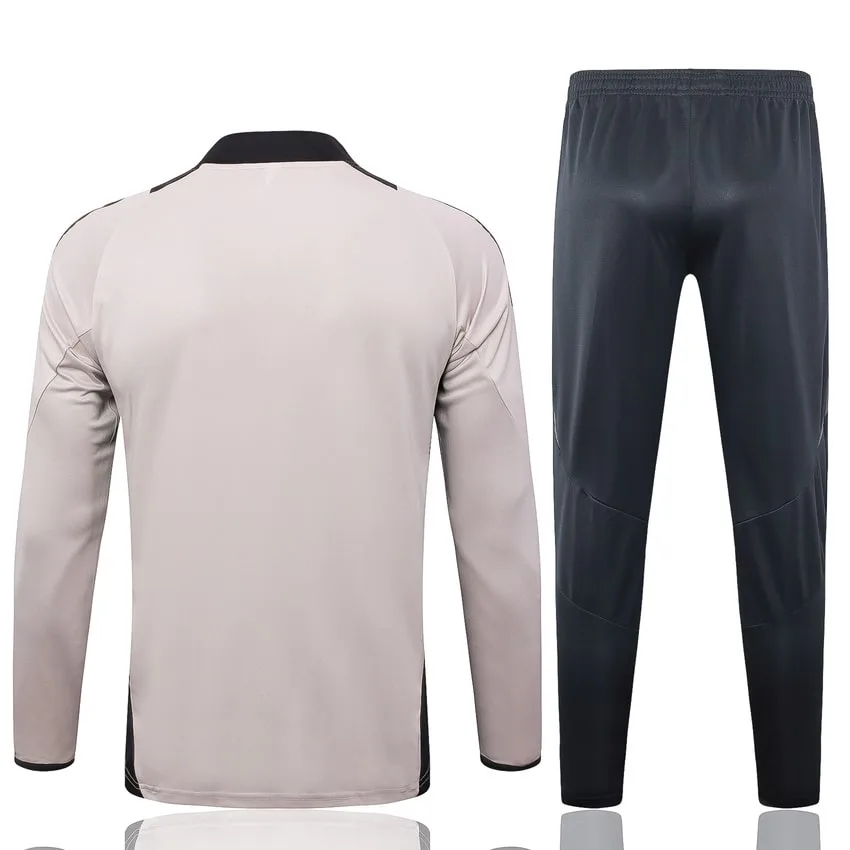 Tuta da allenamento Real Madrid 2024 2025 Grigio chiaro