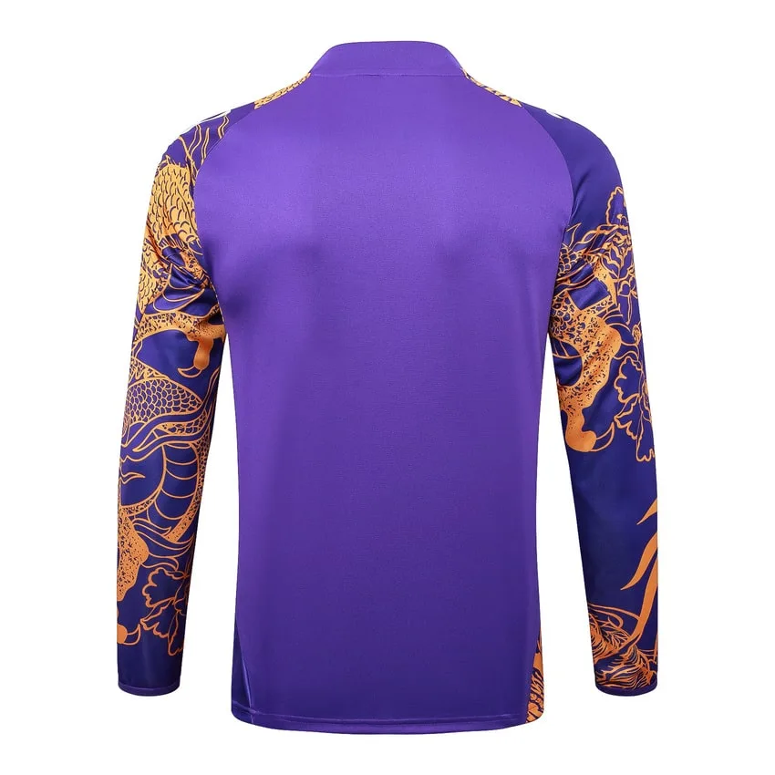 Real Madrid Training Tracksuit 2024 2025 Purple