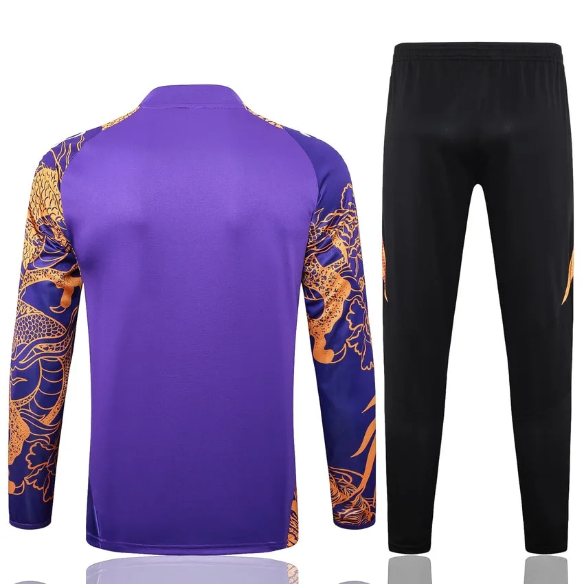 Real Madrid Training Tracksuit 2024 2025 Purple