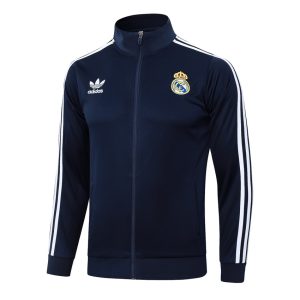 Survetement Real Madrid Veste 2024 2025 Bleu Foncé