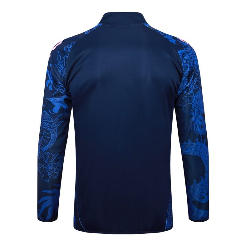 Survetement Real Madrid Veste 2024 2025 Bleu Motif