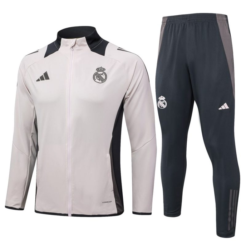 Survetement Real Madrid Veste 2024 2025 Gris Clair