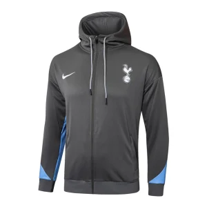 Tottenham Sweat-Trainingsanzug 2024 2025, leuchtendes Grau
