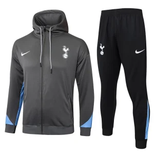 Tottenham Sweat-Trainingsanzug 2024 2025, leuchtendes Grau