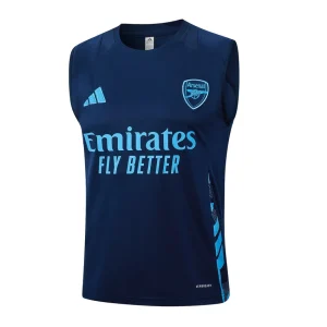 Camiseta Sin Mangas Corto Arsenal 2024-2025 Azul Oscuro