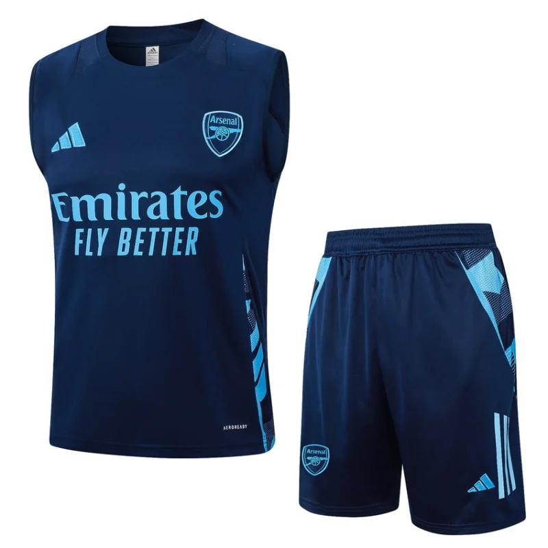 Debardeur Short Arsenal 2024 2025 Bleu Foncé