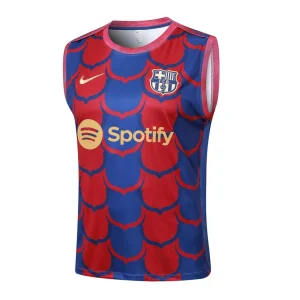 Debardeur Short Barca 2024 2025 Bleu Rouge
