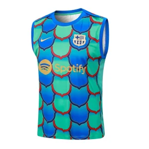 Debardeur Short Barca 2024 2025 Bleu Vert