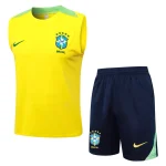 Brazil 2024 2025 Yellow Short Tank Top