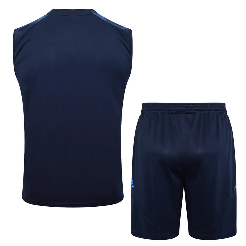 Italy 2024 2025 Dark Blue Short Tank Top