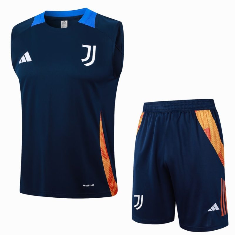 Debardeur Short Juventus 2024 2025 Bleu Foncé