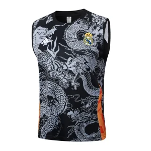 Tank Top Short Real Madrid 2024 2025 Black Dragon