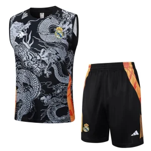 Tank Top Short Real Madrid 2024 2025 Black Dragon