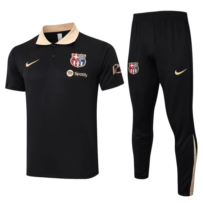 Chandal Polo Barça 2024 2025 Negro