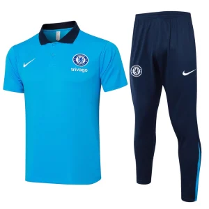 Chelsea Polo Tracksuit 2024 2025 Sky Blue