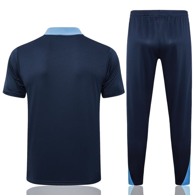 Survetement Chelsea Polo 2024 2025 Bleu Foncé