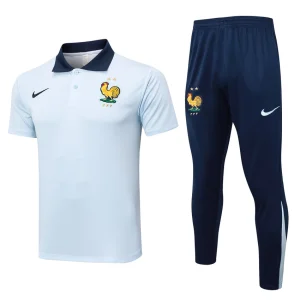 Fabkis Polo Team Tracksuit 2024 2025 Dawb