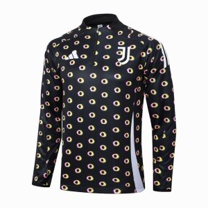 Survetement Juventus Training 2024 2025 Noir Motif