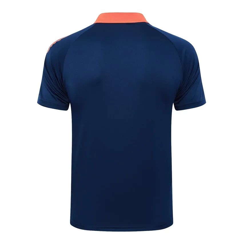 Survetement Manchester United Polo 2024 2025 Bleu