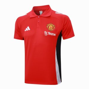 Survetement Manchester United Polo 2024 2025 Rouge